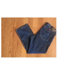 Wrangler Mens Elastic waist band Regular Fit Dark Wash Denim Jeans 38 x 30